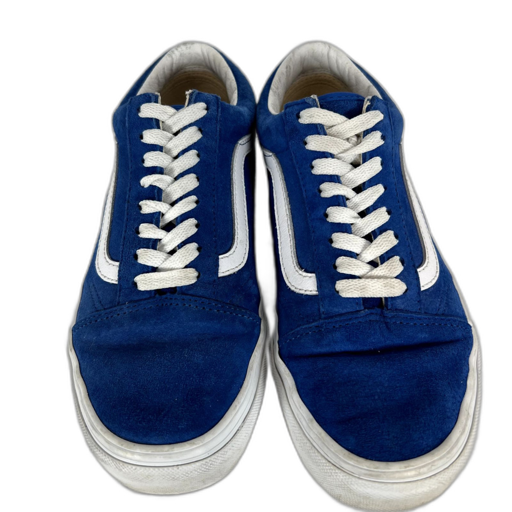 VANS Old Skool Blue Suede Shoes, Skater Mens Size 6.5, Ladies 8 Skateboard